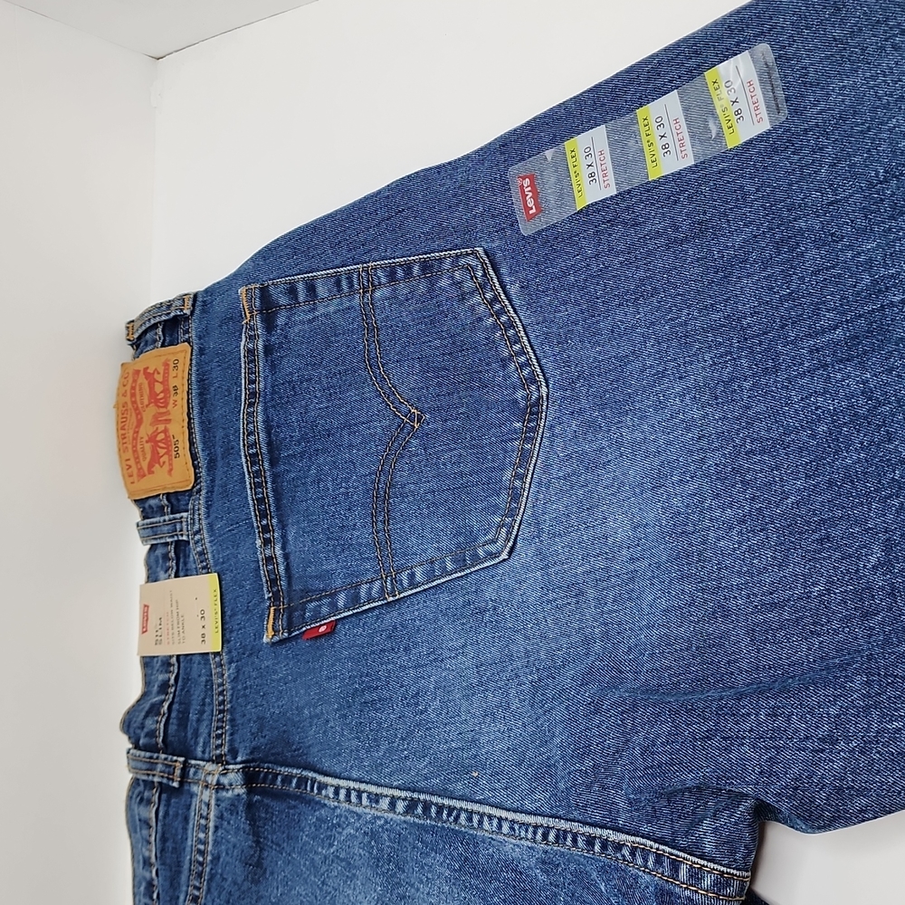 LEVI'S 511 / 505 BLUE JEANS 38X30, SLIM FIT LEVI’S FLEX - Picture 9 of 16